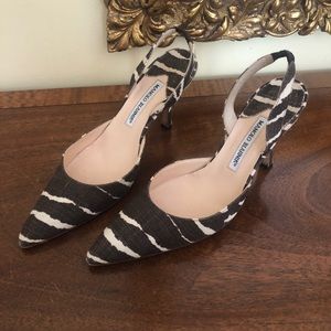 MANOLO BLAHNIK designer shoes. Worn twice.